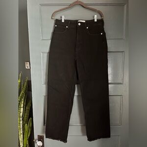 Everlane Black Curvy Way High Jeans